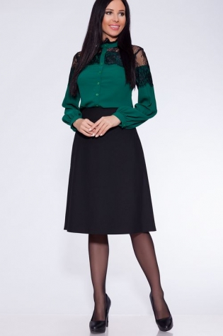 Женская одежда, юбка, артикул: 713-793, Цвет: черный,  Фабрика Трика, фото №1.