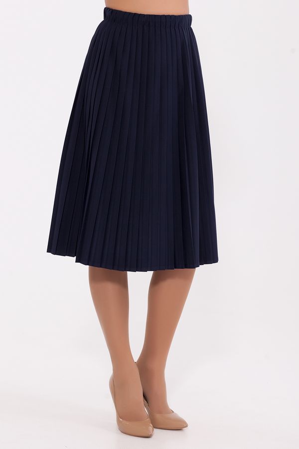 Женская одежда, юбка, артикул: 807-0391, Цвет: темно синий,  Фабрика Трика, фото №1