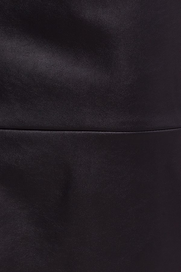 Женская одежда, юбка из экокожи, артикул: 847-0194, Цвет: черный,  Фабрика Трика, фото №1