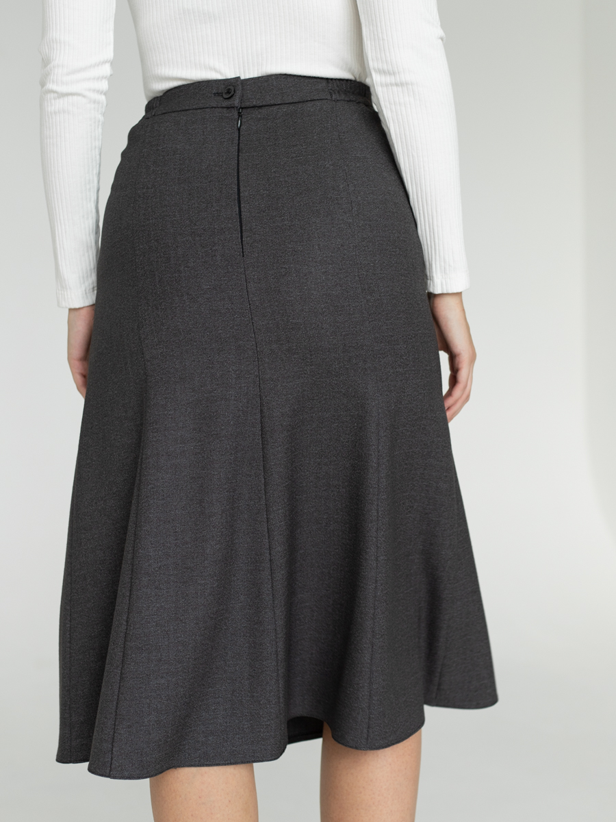 Женская одежда, юбка, артикул: 1050-0124, Цвет: серый,  Фабрика Трика, фото №1