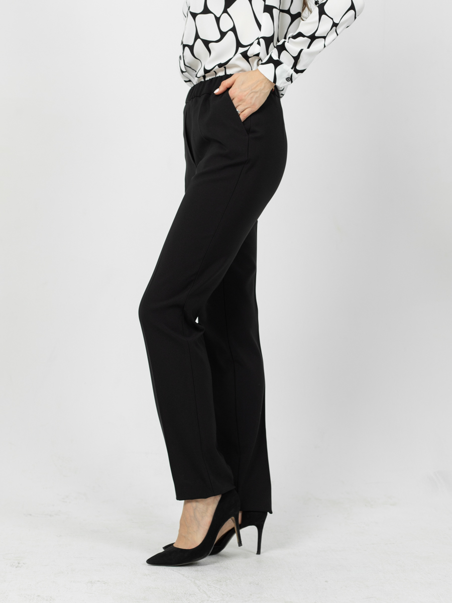 Женская одежда, брюки на флисе, артикул: 4482-0872, Цвет: черный,  Фабрика Трика, фото №1