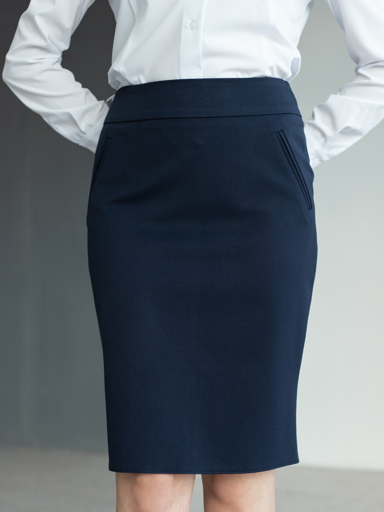 Женская одежда, юбка, артикул: 754-0708, Цвет: темно синий,  Фабрика Трика, фото №1