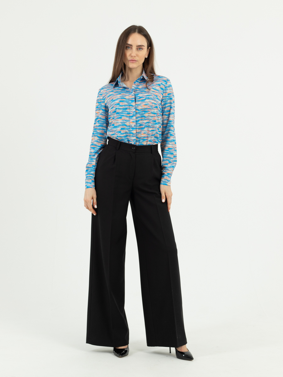 Женская одежда, брюки , артикул: 4483-793, Цвет: черный,  Фабрика Трика, фото №1