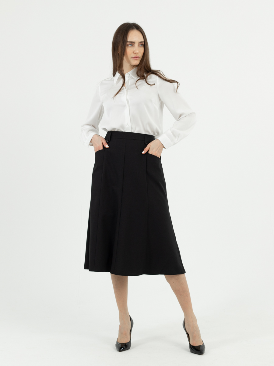 Женская одежда, юбка, артикул: 1046-0790, Цвет: черный,  Фабрика Трика, фото №1