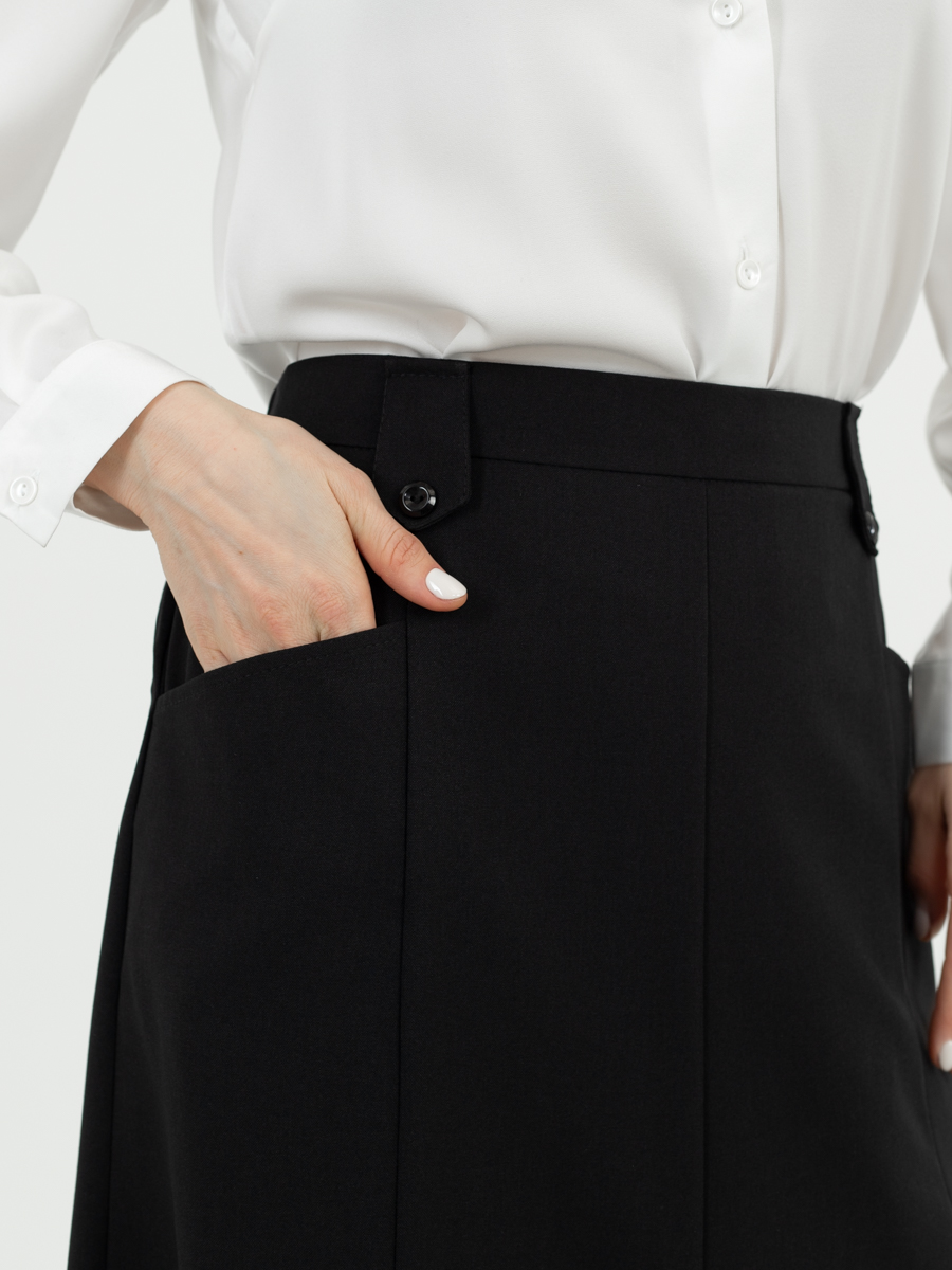 Женская одежда, юбка, артикул: 1046-0790, Цвет: черный,  Фабрика Трика, фото №1