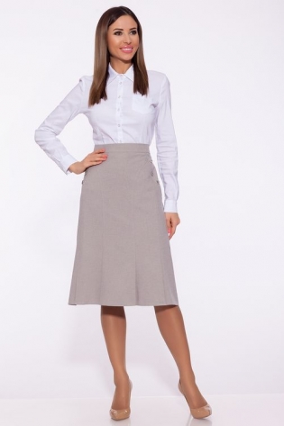 Женская одежда, юбка, артикул: 583-0541, Цвет: серый,  Фабрика Трика, фото №1.