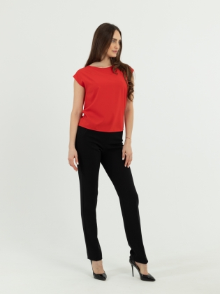 Женская одежда, блуза, артикул: 989-0884, Цвет: красный,  Фабрика Трика, фото №1.