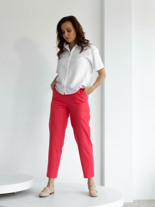 Женская одежда, рубашка, артикул: 040-0694, Цвет: белый,  Фабрика Трика, фото №1.
