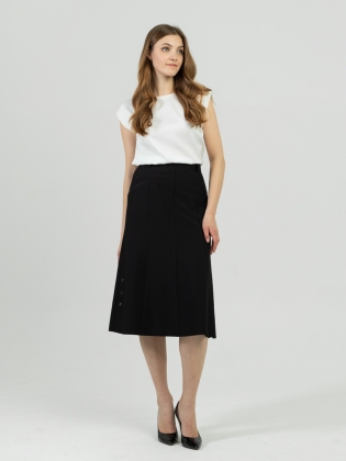 Женская одежда, юбка, артикул: 1075-0346, Цвет: черный,  Фабрика Трика, фото №1.