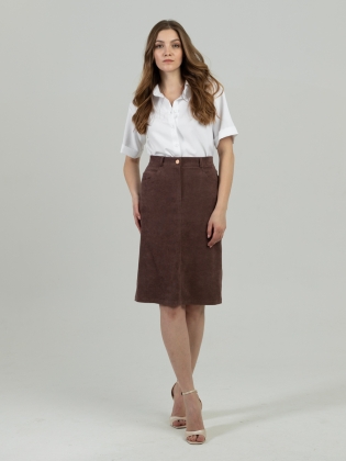 Женская одежда, вельветовая юбка, артикул: 888-0643, Цвет: ,  Фабрика Трика, фото №1.