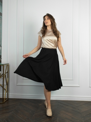 Женская одежда, юбка, артикул: 1049-793, Цвет: черный,  Фабрика Трика, фото №1.