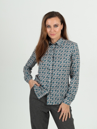 Женская одежда, рубашка, артикул: 976-0829, Цвет: ,  Фабрика Трика, фото №1.
