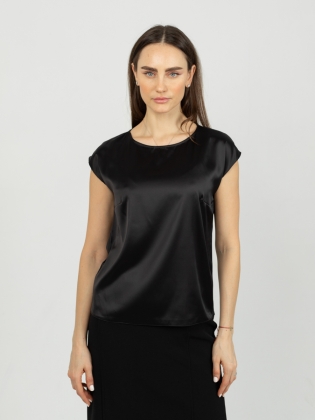Женская одежда, Блуза , артикул: 989-0810, Цвет: черный,  Фабрика Трика, фото №1.