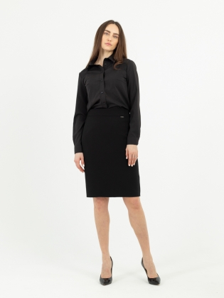 Женская одежда, юбка, артикул: 1063-35, Цвет: черный,  Фабрика Трика, фото №1.