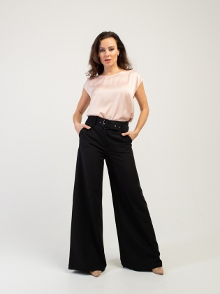 Женская одежда, брюки, артикул: 4472-793, Цвет: черный,  Фабрика Трика, фото №1.