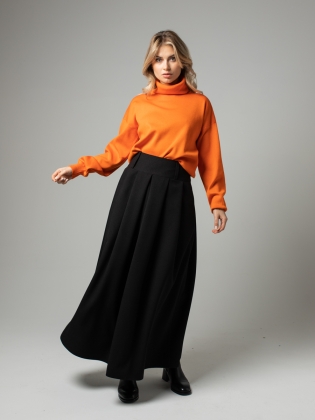 Женская одежда, юбка, артикул: 330-0744, Цвет: черный,  Фабрика Трика, фото №1.