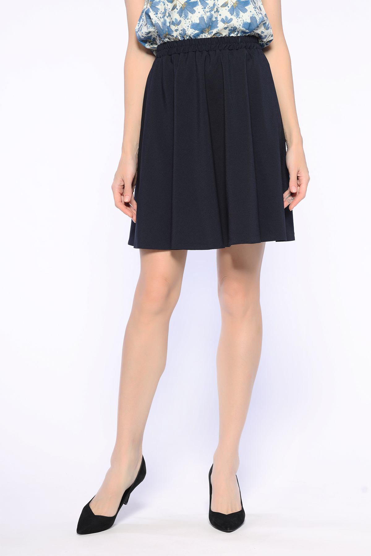 Женская одежда, юбка, артикул: 425-0187, Цвет: темно синий,  Фабрика Трика, фото №1