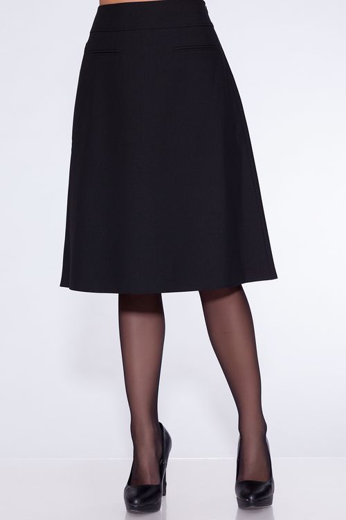 Женская одежда, юбка, артикул: 713-793, Цвет: черный,  Фабрика Трика, фото №1