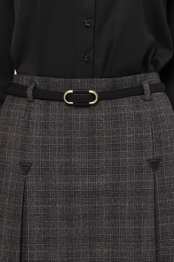 Женская одежда, Юбка, артикул: 871-0431, Цвет: коричневый,  Фабрика Трика, фото №1