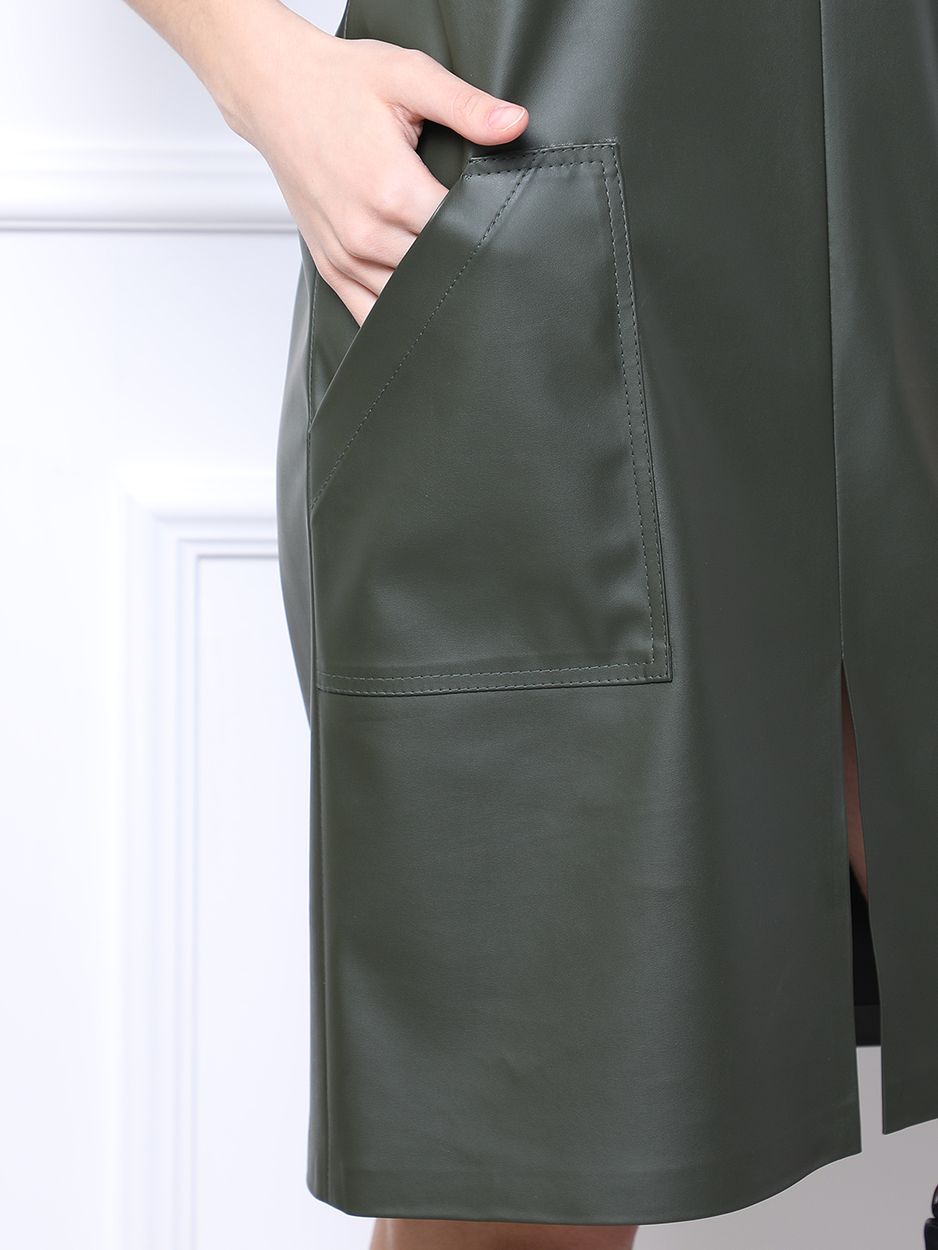 Женская одежда, сарафан, артикул: 981-0523, Цвет: зеленый,  Фабрика Трика, фото №1