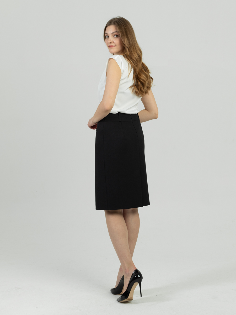 Женская одежда, юбка, артикул: 1076-35, Цвет: черный,  Фабрика Трика, фото №1