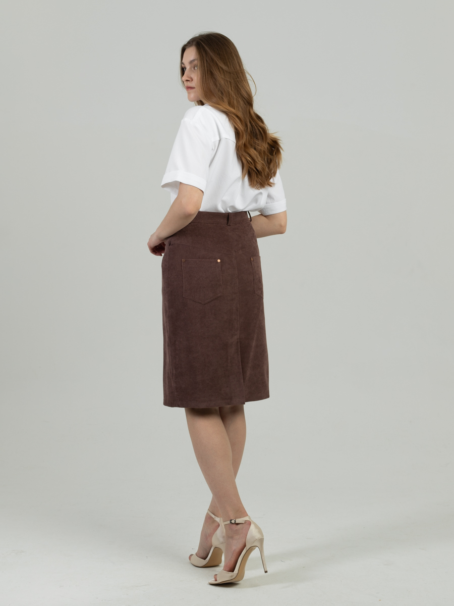 Женская одежда, вельветовая юбка, артикул: 888-0643, Цвет: ,  Фабрика Трика, фото №1