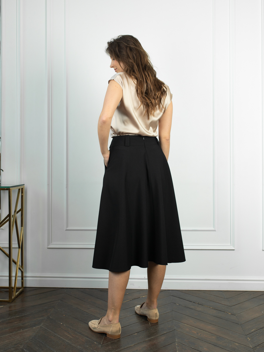 Женская одежда, юбка, артикул: 1049-793, Цвет: черный,  Фабрика Трика, фото №1