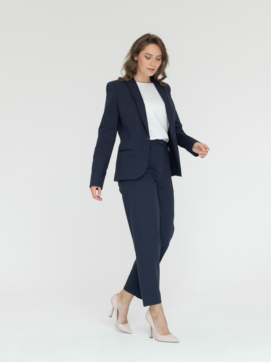 Женская одежда, брюки, артикул: 4474-0806, Цвет: темно синий,  Фабрика Трика, фото №1