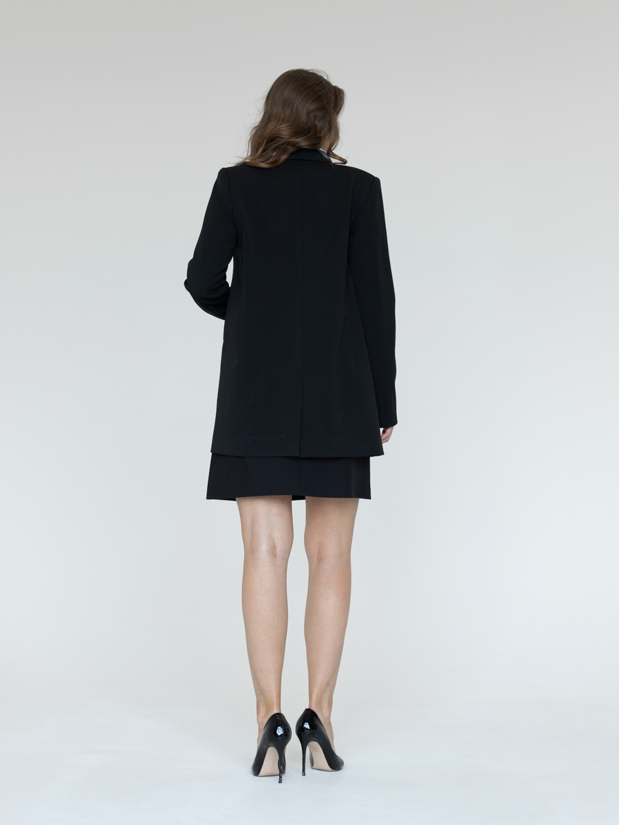 Женская одежда, жакет, артикул: 043-0421, Цвет: черный,  Фабрика Трика, фото №1