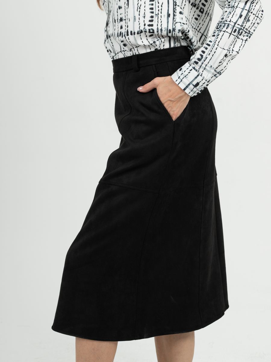 Женская одежда, юбка, артикул: 1056-0840, Цвет: черный,  Фабрика Трика, фото №1