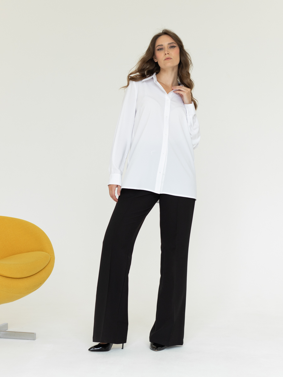 Женская одежда, рубашка, артикул: 427-0702, Цвет: белый,  Фабрика Трика, фото №1
