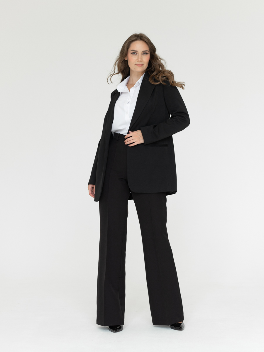Женская одежда, брюки, артикул: 4470-793, Цвет: черный,  Фабрика Трика, фото №1