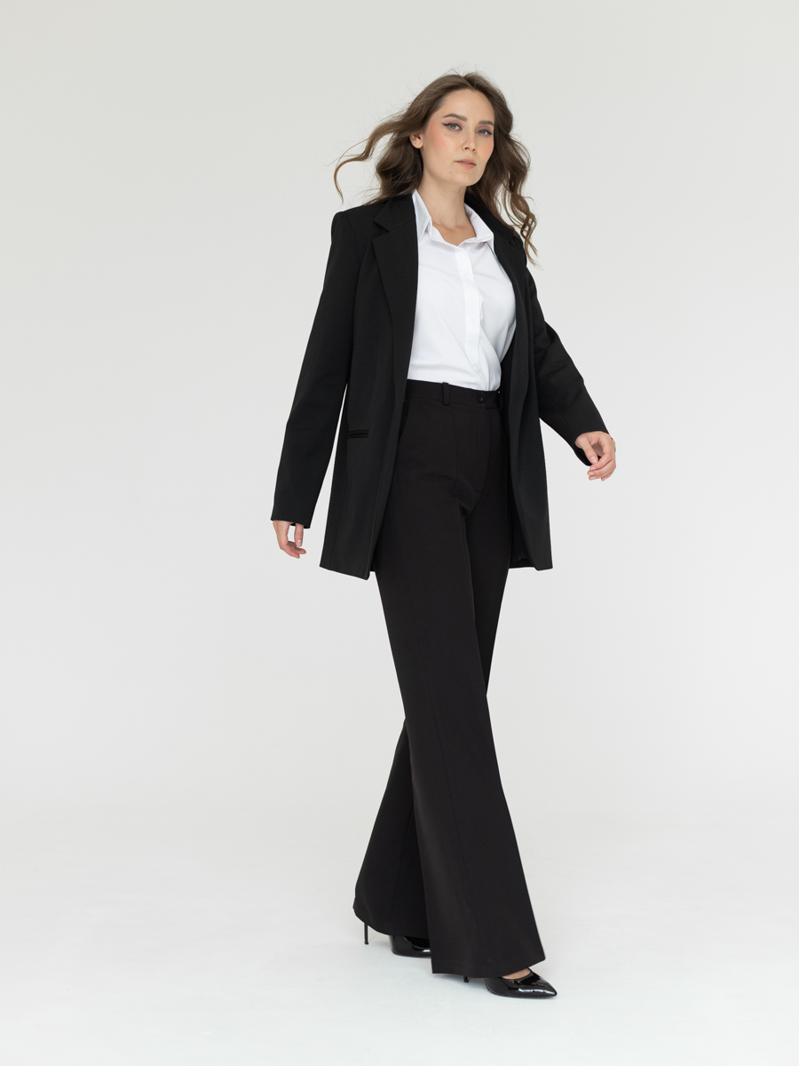 Женская одежда, брюки, артикул: 4470-793, Цвет: черный,  Фабрика Трика, фото №1