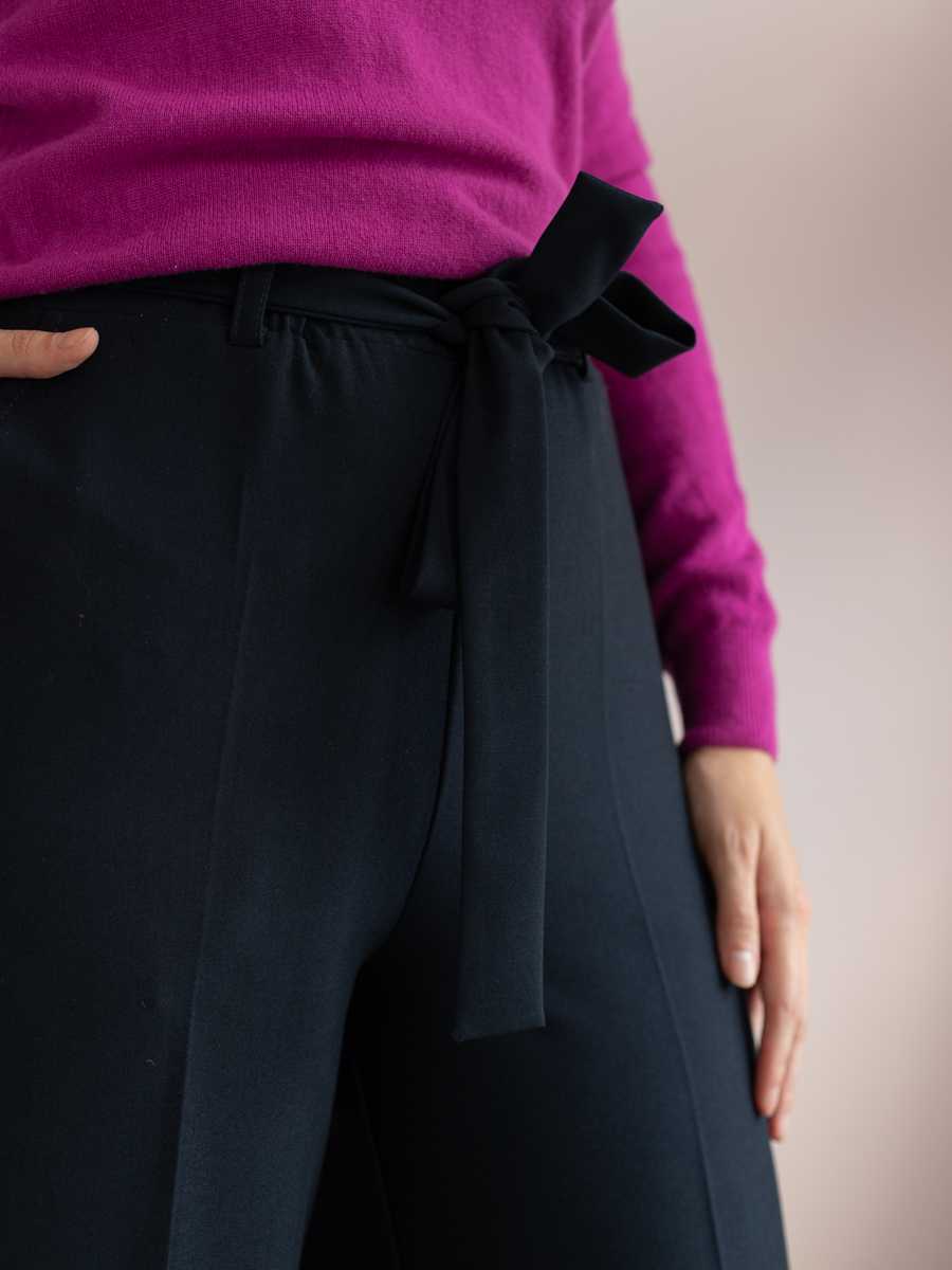 Женская одежда, брюки, артикул: 4477-0187, Цвет: синий,  Фабрика Трика, фото №1