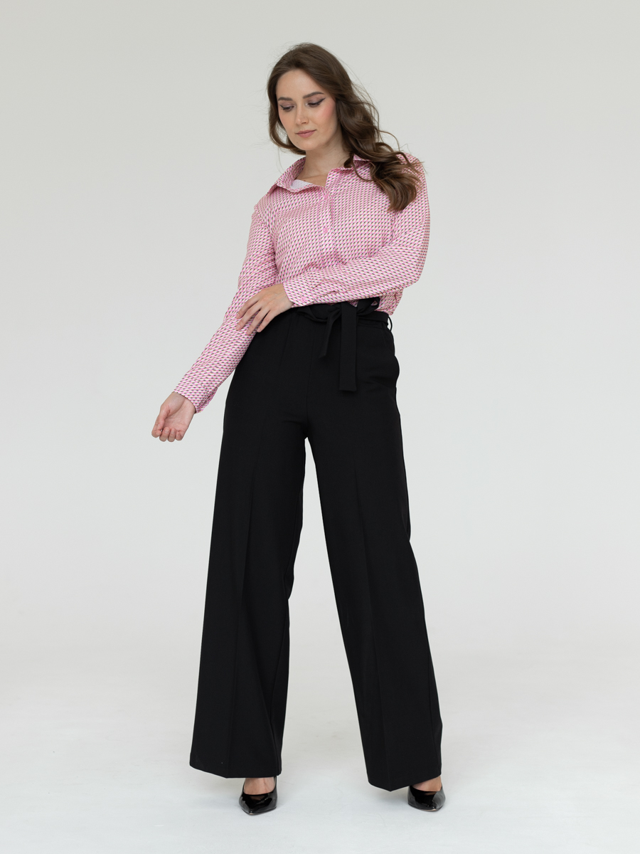 Женская одежда, брюки, артикул: 4477-793, Цвет: черный,  Фабрика Трика, фото №1