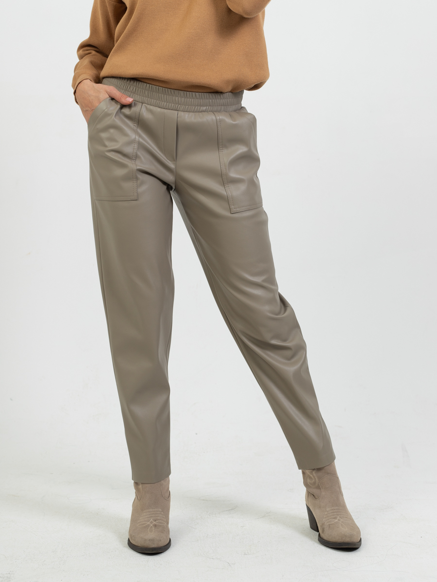 Женская одежда, брюки из экокожи, артикул: 4447-0849, Цвет: ,  Фабрика Трика, фото №1