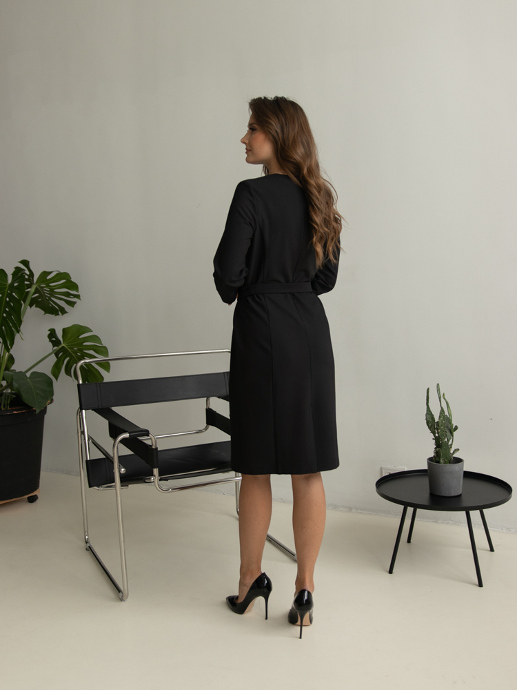 Женская одежда, платье, артикул: 404-0426, Цвет: черный,  Фабрика Трика, фото №1