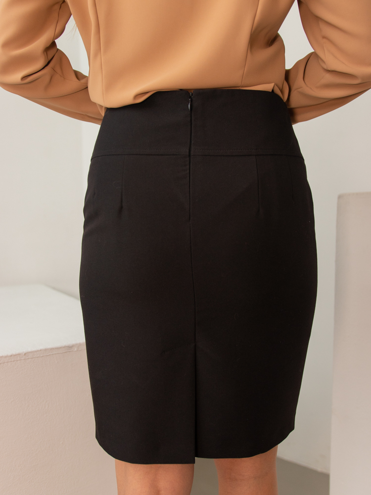 Женская одежда, юбка, артикул: 702-0899, Цвет: черный,  Фабрика Трика, фото №1