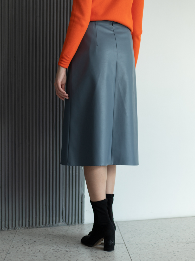 Женская одежда, юбка из экокожи, артикул: 1028-0613, Цвет: ,  Фабрика Трика, фото №1