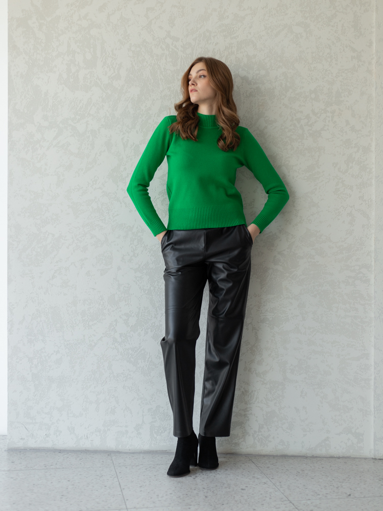 Женская одежда, брюки, артикул: 4441-0194, Цвет: черный,  Фабрика Трика, фото №1