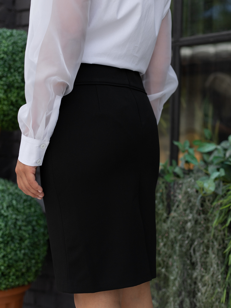 Женская одежда, юбка, артикул: 724-0223, Цвет: черный,  Фабрика Трика, фото №1