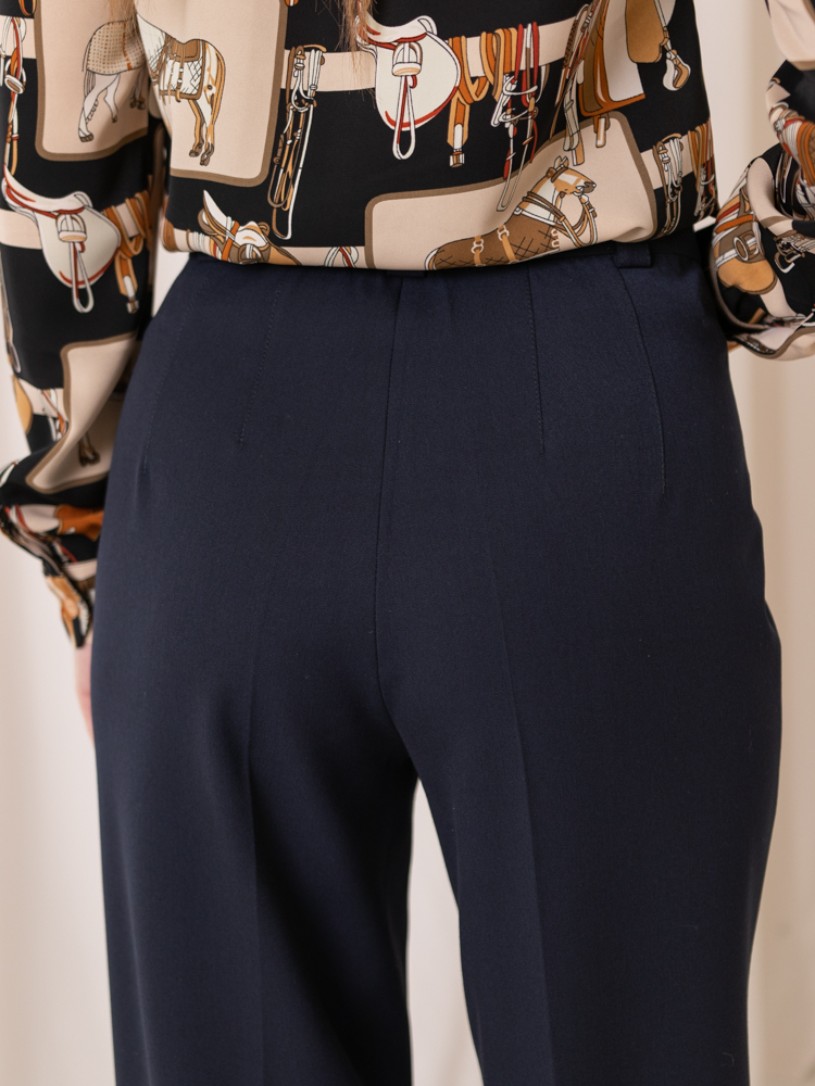 Женская одежда, брюки, артикул: 4463-0595, Цвет: темно синий,  Фабрика Трика, фото №1