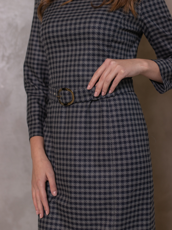 Женская одежда, платье, артикул: 404-0451, Цвет: серый,  Фабрика Трика, фото №1