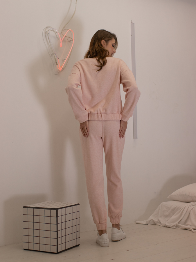 Женская одежда, костюм, артикул: 020-0471, Цвет: Нежно-розовый,  Фабрика Трика, фото №1