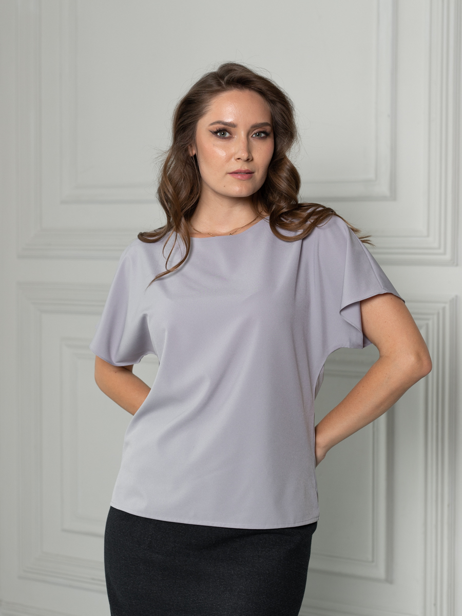 Женская одежда, блуза, артикул: 999-0812, Цвет: серый,  Фабрика Трика, фото №1