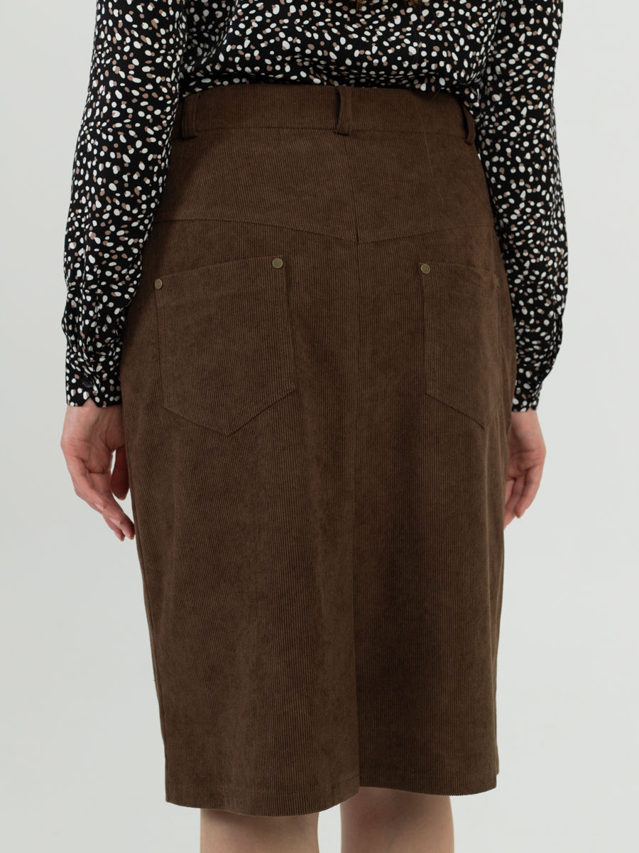 Женская одежда, вельветовая юбка, артикул: 888-0850, Цвет: ,  Фабрика Трика, фото №1