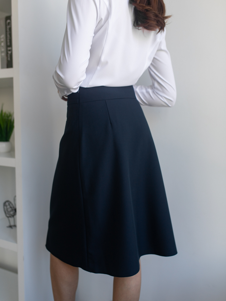 Женская одежда, юбка, артикул: 713-0187, Цвет: синий,  Фабрика Трика, фото №1