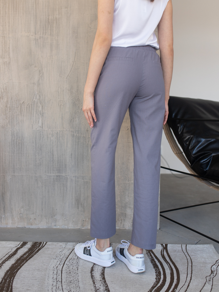 Женская одежда, брюки, артикул: 4450-0786, Цвет: серый,  Фабрика Трика, фото №1