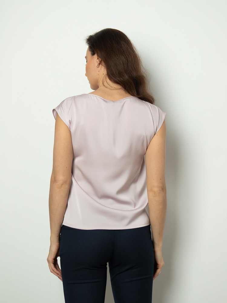 Женская одежда, блуза, артикул: 989-0756, Цвет: Пудровый,  Фабрика Трика, фото №1