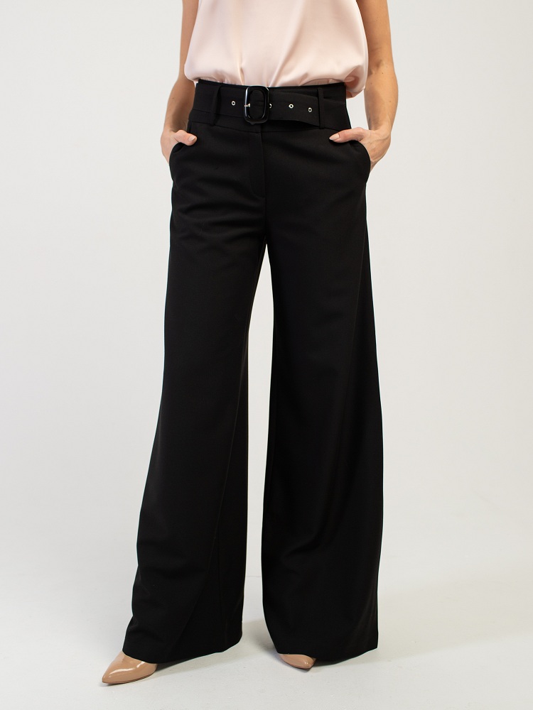 Женская одежда, брюки, артикул: 4472-793, Цвет: черный,  Фабрика Трика, фото №1